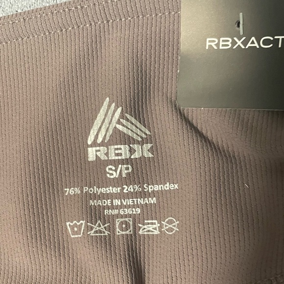 NWT RBX ribbed performance sculpting boot cut taupe legging. Size Small - Picture 6 of 10